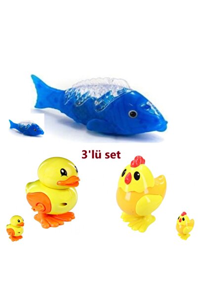 Kiana Müzikli Işıklı Yürüyen Balık 23 Cm Mavi-kurmalı Zıplayan Ördek-kurmalı ...