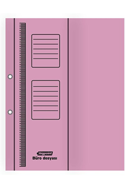 Bigpoint Pembe Büro Dosyası Yarım Kapak
