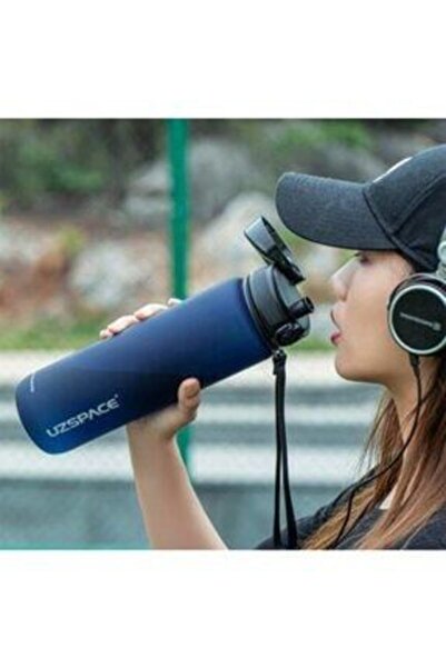 Uzspace Vagon Life 1000ml 1 Litre Yeni Koleksyion Tritan Su Matarası 3038tumrenk