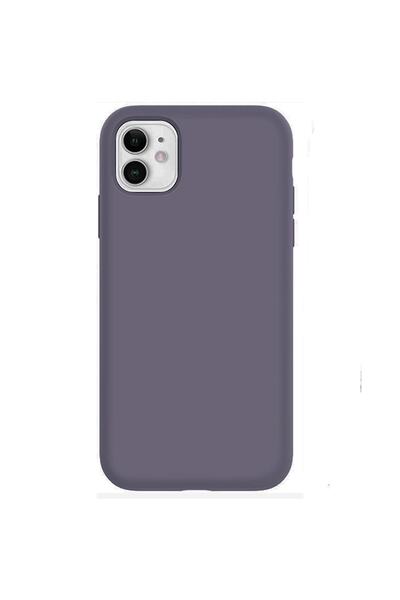 Molly Iphone 11 Uyumlu Payne Gri Liquid Pastel Kılıf