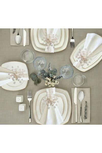 pekars Gümüş Kartanesi Peçete Yüzüğü Halkası 12 Adet