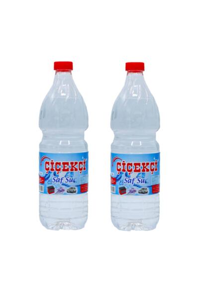 ÇİÇEKÇİ Oto Saf Su Ve Ütü Akü Ve Radyatör Suyu 2 Adet 1 Litre Pet Kilitli Kapaklı