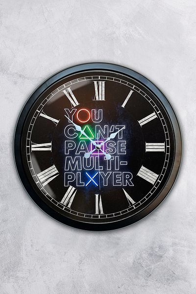 Kasva Concept Gift 40 cm Black Metal Cool Wall Clock