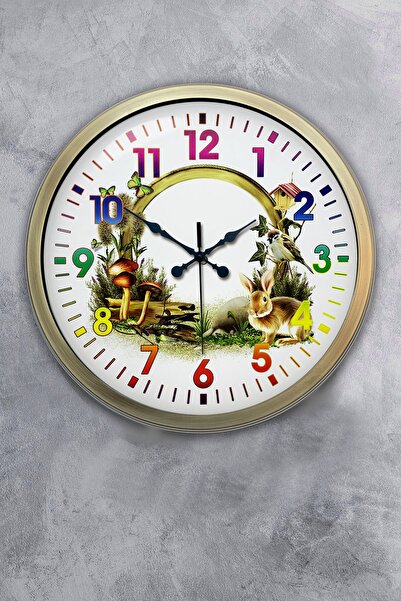 Dream Gift ساعة حائط معدنية عتيقة للحياة الطبيعية مقاس 40 سم