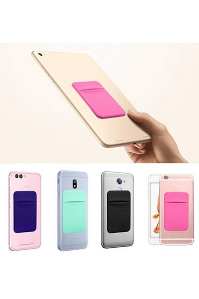 ucuzmi Id Credit Card Headphone Holder and Protector Wallet Case Clinging to the Back of Mobile Phones 3m
