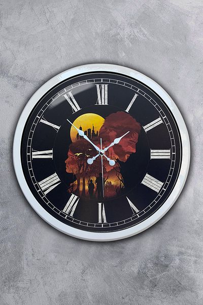 Kasva Concept 40 cm White Metal Separate World Wall Clock