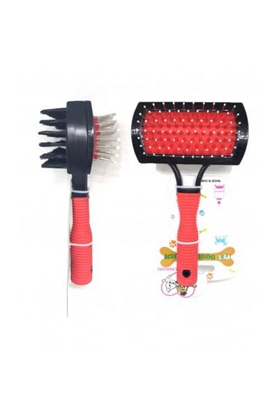 CMT Double Sided Cat Dog Hair Removal Comb Brush