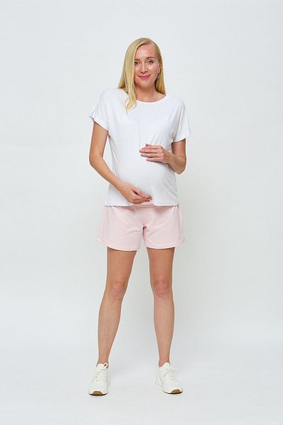 Motherway Women's Pink Pregnant Short