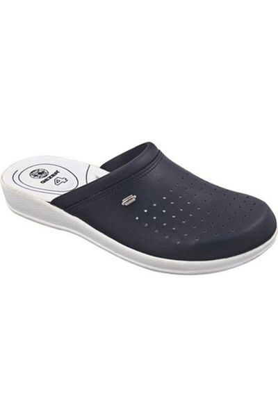 GEZER Unisex Navy Blue Orthopedic Slippers