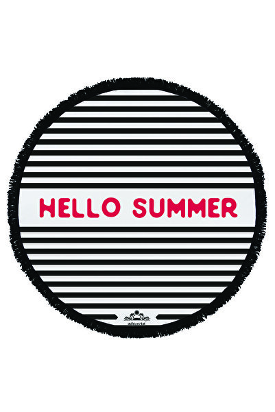 ECEMRE Στρογγυλή πετσέτα παραλίας