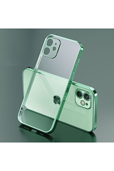 m.tk moveteck Iphone 12 Pro Max Kılıf Kamera Lens Koruma Kenarı Parlak Şeffaf...