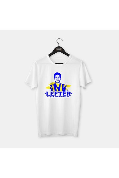OFFSIDE CLOTHES Lefter Küçekandonyadis - Special Drawing Design Series Legends, χτενισμένο βαμβακερό μπλουζάκι