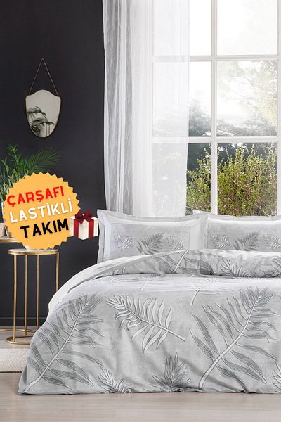 Özdilek Frunze Single Duvet Cover Set with Elastic Sheets