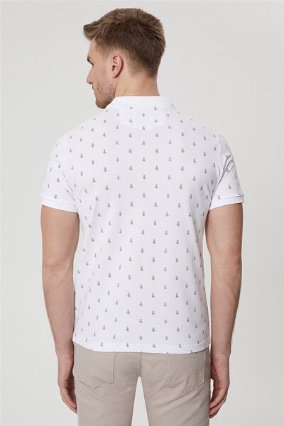 Lee Cooper Ανδρικό λευκό μπλουζάκι