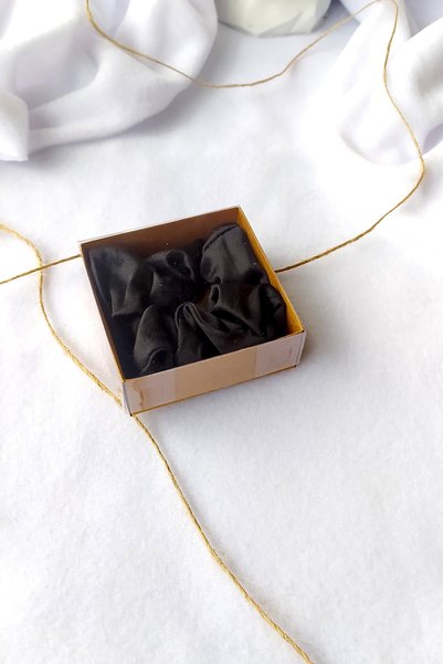 Artcrelier Satin Hair Rubber Clip