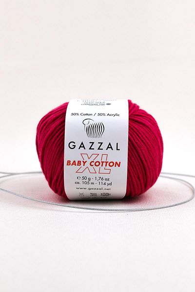 Gazzal Baby Cotton Xl 50 g Amigurimi Punch Πλεκτό Χέρι Κλωστή Taka Yarn (3415 Xl)