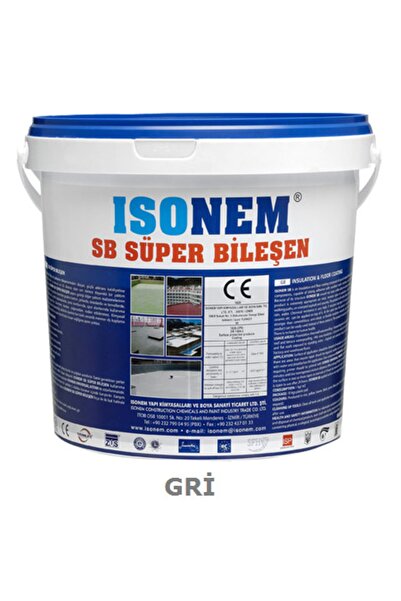 Isonem Sb Süper Bileşen 5 Kg Gri