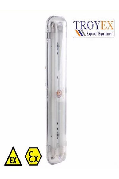 Troyex Exproof Waterproof Led Lighting Fixture 1x18w