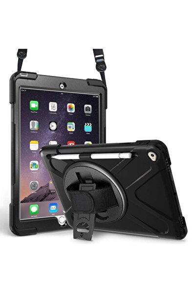 Microsonic Uyumlu Ipad Mini 4 Kılıf (a1538-a1550) Heavy Defender Siyah