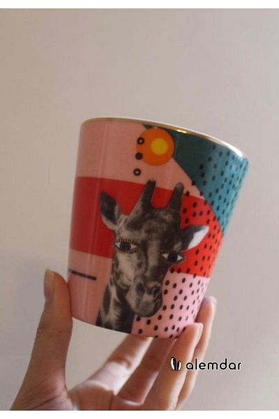 Porland Wild Life Giraffe Glass 320 Cc (1 Piece)