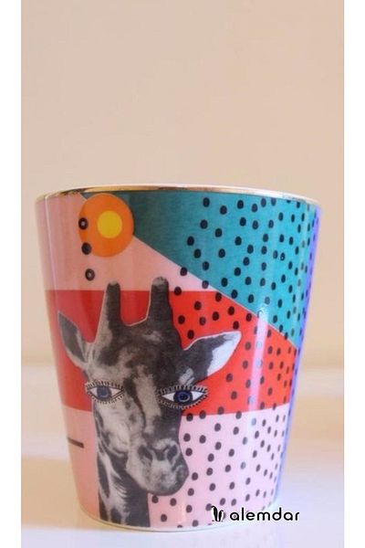 Porland Wild Life Giraffe Glass 320 Cc (1 Piece)