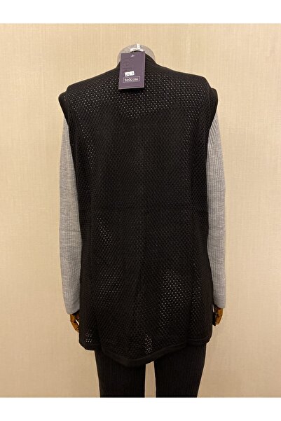 TEK Mevsimlik Merserize Anne Yelek / Siyah