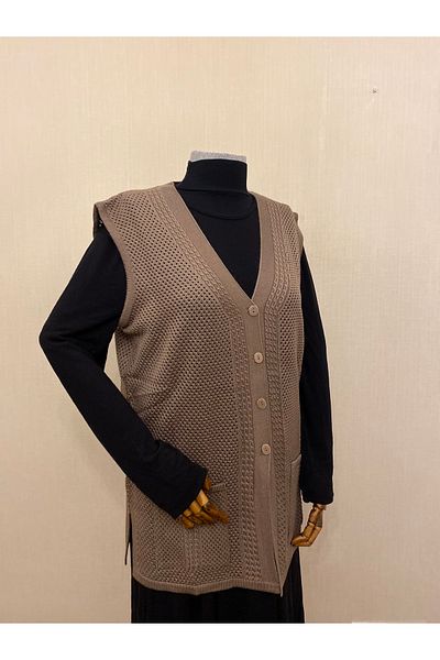TEK Seasonal Mercerized Mother Vest / Mink
