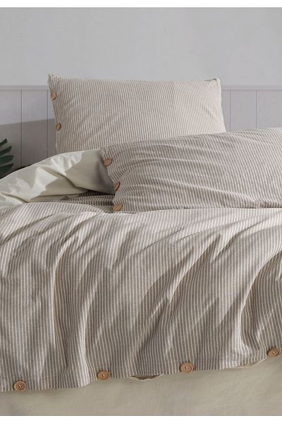 Macas Home Față de pernă Tezza 100% bumbac vopsită în fire 2*50*70