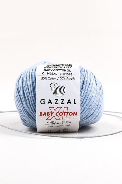 Gazzal Μωρό Κόττον XL 50 Γρ, Amigurimi Punch Χειροποίητο Νήμα Taka Yarn (3429 XL)
