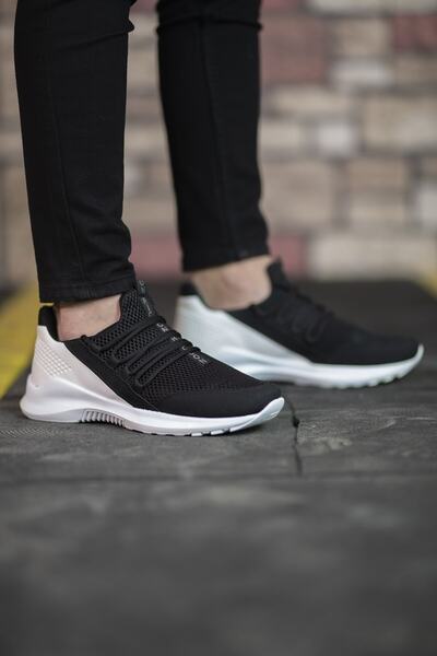 Riccon Černobílé pánské tenisky0012180