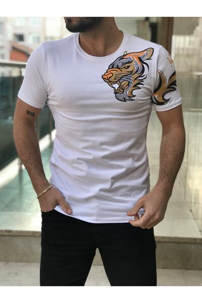 rvs moda Kaplan Figürlü Tişört