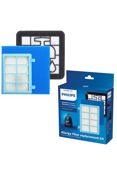 Magic Bags Philips Fc 9332 Powerpro City Hepa Filter Set Compatible