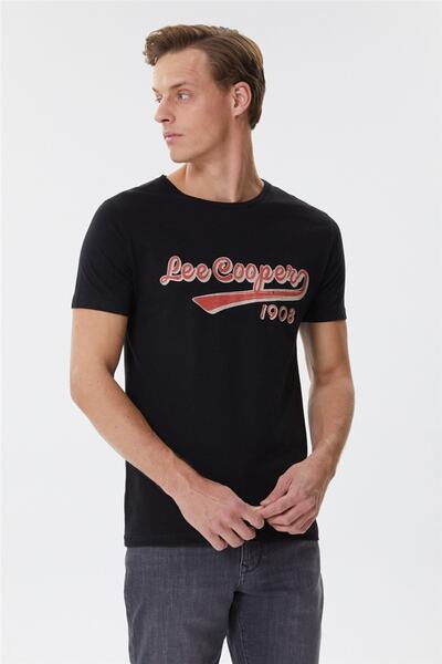 Lee Cooper Мъжка тениска с О-образно деколте Hardy