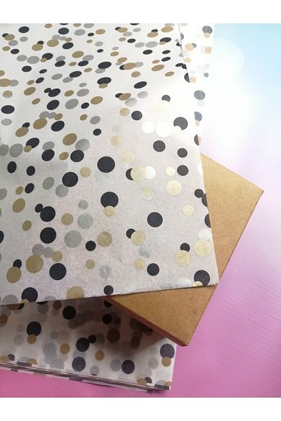 t tuğset etiket Patterned Pelur Paper 50x70 Cm 10 Pieces