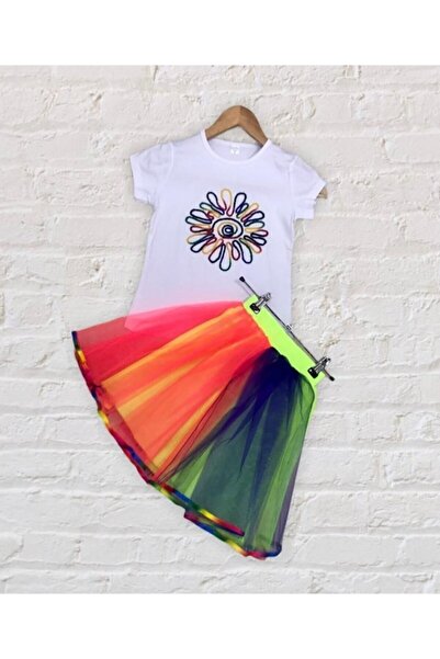 NOBLE STORE Girl's 23 April 29 October Birthday Outfit Patterned Short Sleeve...