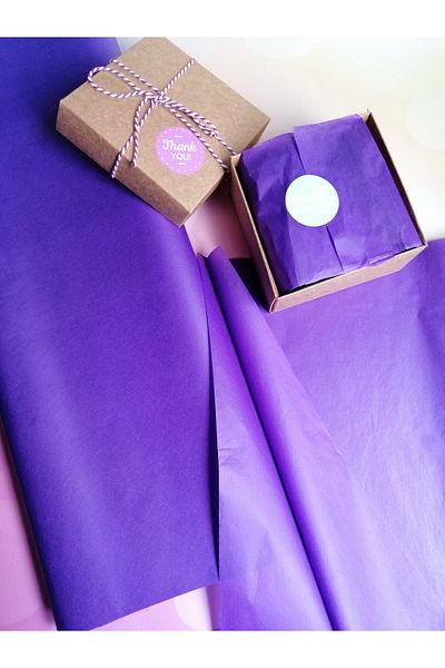 t tuğset etiket Colored Pelur Paper Purple 50x70 Cm 10 Pieces