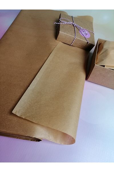 t tuğset etiket Colored Pelur Paper Light Brown 50x70 cm 10 Pieces