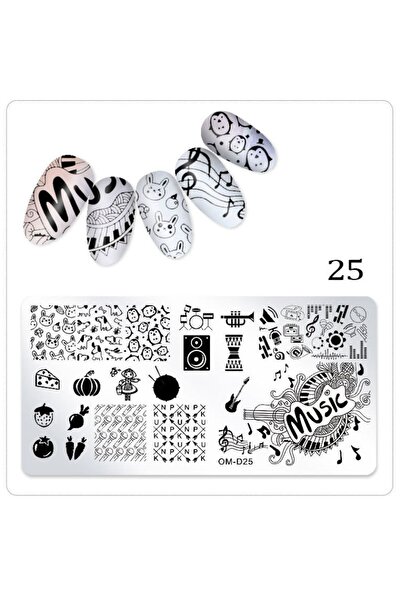BEAUTY BOX COSMETIC Nail Art Stampa Plakası Tırnak Stampası Stamper Tırnak Sü...