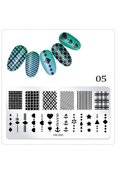 BEAUTY BOX COSMETIC Nail Art Stampa Plakası Tırnak Stampası Stamper Tırnak Sü...