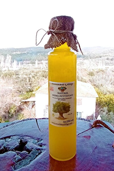 Natürel Sızma Zeytinyağı 250 Ml Cam Şişe