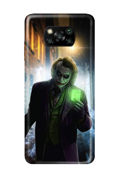 PERAX Xiaomi Poco X3 Nfc Joker Baskılı Telefon Kılıfı Pocox3nfc-00001030-91