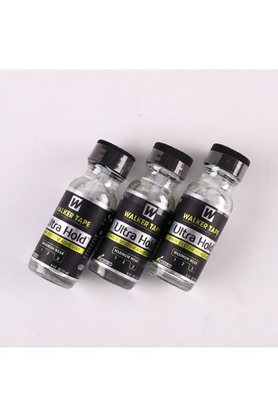 Walker Tape Ultra Hold Prothesis Hair Liquid Adhesive 15ml (0.5 Fl Oz) X 3 Pieces