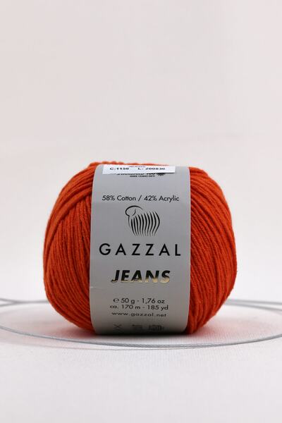 Gazzal Amigurumi Jeans 50g Punch Πλεκτό Κλωστή - Taka Yarn (1156 Jns)