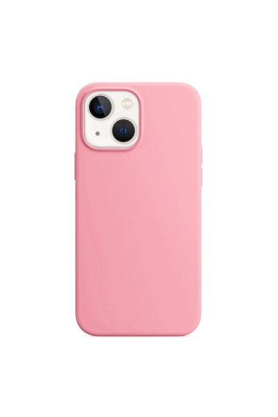 Microsonic Iphone 13 Uyumlu Kılıf Liquid Lansman Silikon Pembe