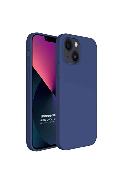 Microsonic Apple Iphone 13 Mini Kılıf Groovy Soft Lacivert
