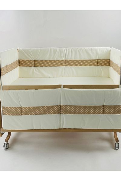 G&G baby طقم حماية جانبية لسرير الأطفال مقاس 80x130 سم 4 قطع