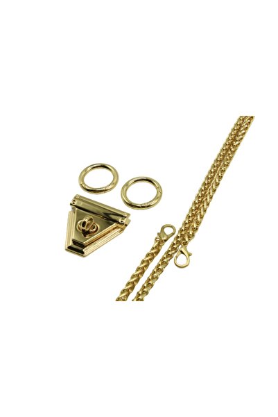 Generic Brand Light Gold Bag Set 3