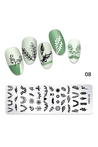 Beauty Box Nail Art Stampa Plakası Tırnak Stampası Stamper Tırnak Süsleme Bas...