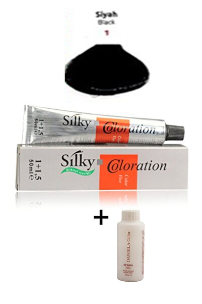 Silky Saç Boyası (1 Siyah ) 1 1.5 50 ml