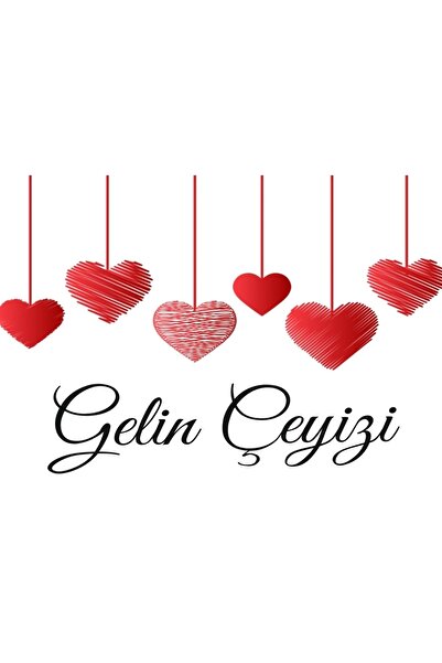 ORGANİZASYON HEDİYEM 10 Adet Çeyiz Kolisi Için Sticker (a4 Boyutunda Yapışkan Kağıt)